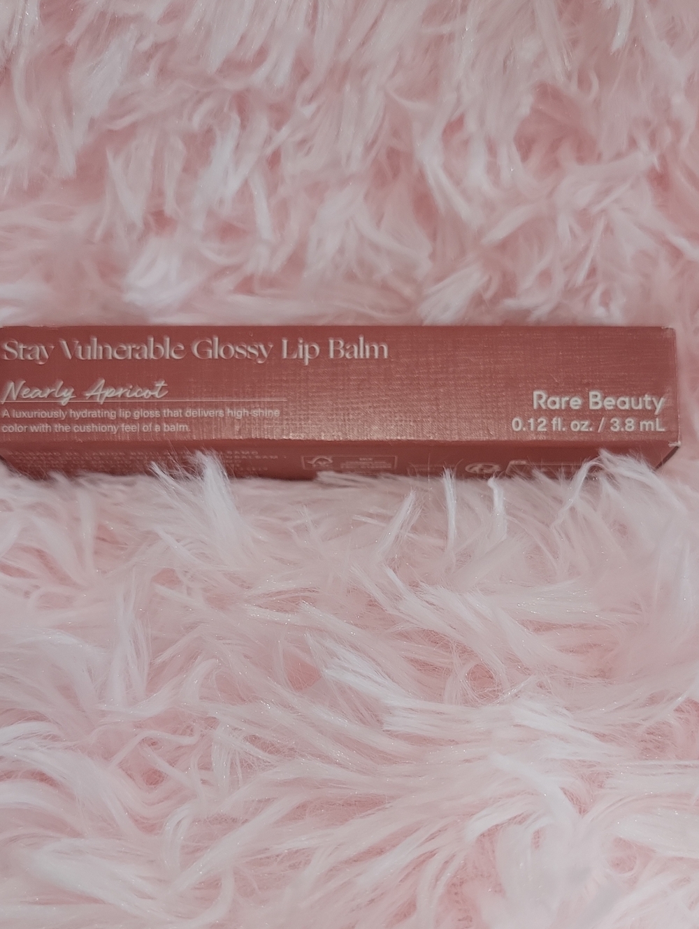 Rare Beauty Stay Vulnerable Glossy Lip Balm — Nearly Apricot Shade